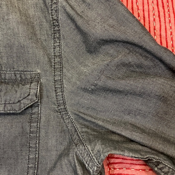 Super brand Men's size small Dark Gray Casual Button Down Shirt - Picture 8 of 14